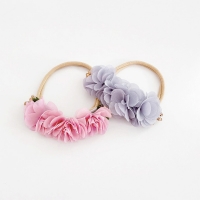 Baby Headband Floral Chiffon Seamless (BHB8796)